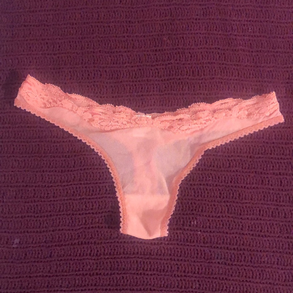 Only Hearts - Orange Lacey Thong